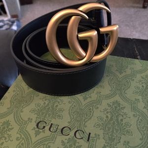 Genuine Gucci marmont WIDE belt 95cm like new with box and proof of purchase